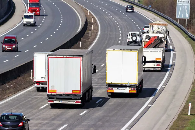 laws auf der Autobahn