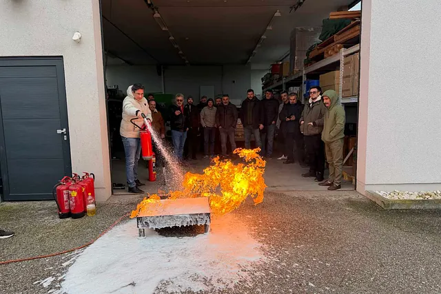 ADR Kurs Brandschutz üÜbung