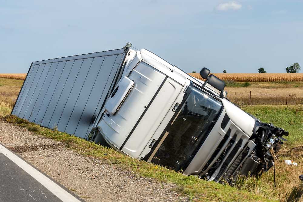 LKW verunfallt